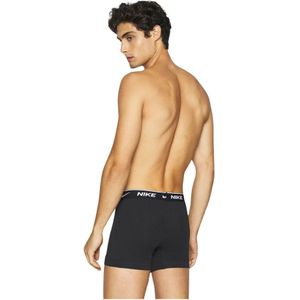 Nike, Ondergoed, Heren, Zwart, L, Katoen, Zwarte Logo Boxershorts