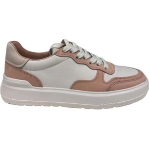 Kennel & Schmenger, Schoenen, Dames, Wit, 37 EU, Leer, Witte Sneakers met Poederaccent