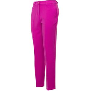 Nenette, Broeken, Dames, Roze, M, Polyester, Slim-fit New York Broek