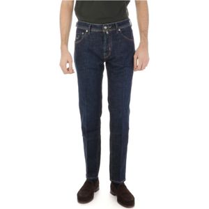 Jacob Cohën, Jeans, Heren, Blauw, W32, Katoen, 557D 5 Zak