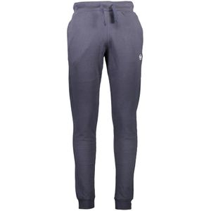 Sergio Tacchini, Broeken, Heren, Blauw, L, Sportieve Blauwe Herenbroek met Elastische Taille