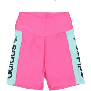 Adidas, Sport, Dames, Roze, S, Hoge glans fietsbroek Magenta