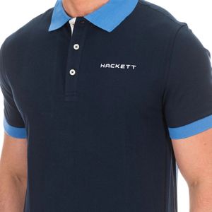 Hackett, Tops, Heren, Blauw, S, Katoen, Poloshirt