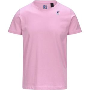 K-Way, Tops, unisex, Roze, M, Katoen, De Echte Edouard Unisex T-Shirt