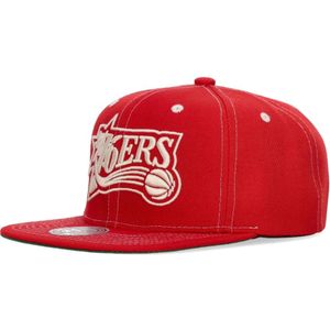 Mitchell & Ness, Accessoires, Heren, Rood, ONE Size, NBA Contrast Snapback Pet