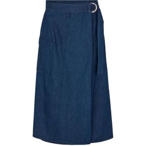 Masai, Midi Skirts Blauw, Dames, Maat:XS