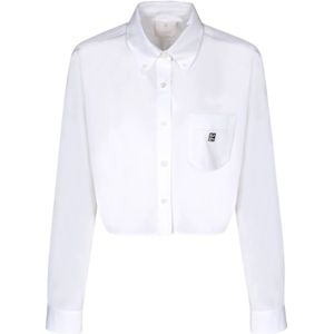 Givenchy, Blouses & Shirts, Dames, Wit, S, Katoen, T-Shirts