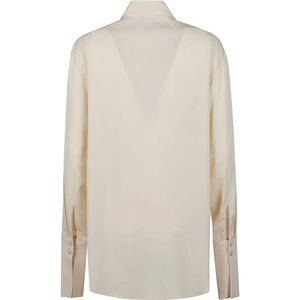 Patrizia Pepe, Blouses & Shirts, Dames, Wit, XS, Klassieke Witte Blouse