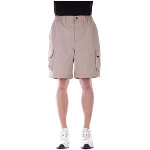 Dickies, Korte broeken, Heren, Beige, S, Ritssluiting Bermuda Shorts