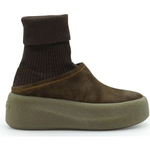 Vic Matié, Schoenen, Dames, Bruin, 40 EU, Bruine Enkellaars