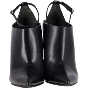 Alexander Wang Pre-owned, Pre-owned, Dames, Zwart, 38 EU, Leer, Pre-owned Leather boots