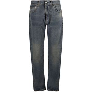 Maison Margiela, Jeans, Dames, Blauw, W27, Katoen, 5 Zakken Jeans