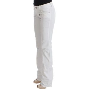 Costume National, Jeans, Dames, Wit, W26, Katoen, Witte Slim Fit Jeans