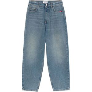 Amish, Vintage Denim Jeans Blauw, Dames, Maat:W27