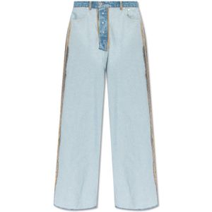 Vetements, Jeans, Heren, Blauw, W33, Jeans with inside-out effect