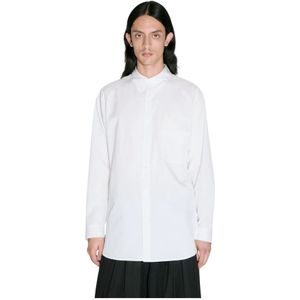 Yohji Yamamoto, Overhemden, Heren, Wit, XL, Katoen, Shirts