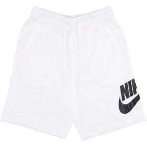 Nike, Korte broeken, Heren, Wit, 2Xl, Lichtgewicht Tracksuit Broek Wit/Zwart