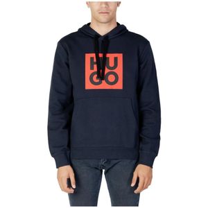 Hugo Boss, Sweatshirts & Hoodies, Heren, Blauw, S, Katoen, Hoodies