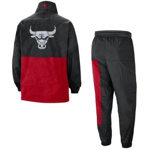 Nike, Sport, Heren, Zwart, M, Polyester, Chicago Bulls City Edition Tracksuit