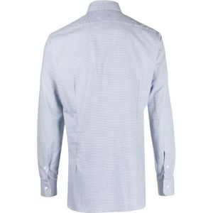 Barba Napoli, Overhemden, Heren, Blauw, 2Xl, Formele shirts