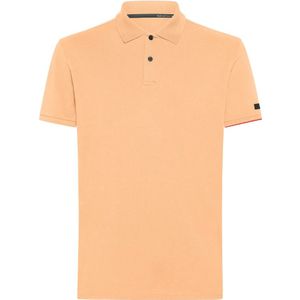 Rrd, Tops, Heren, Oranje, XL, Polo Shirt met Korte Mouwen