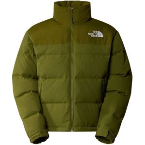 The North Face, Bos Olijf Ripstop Nuptse Jas Groen, Heren, Maat:M