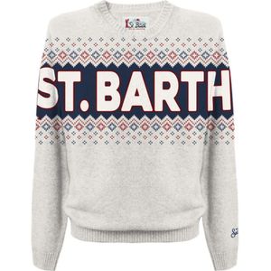 MC2 Saint Barth, Sweatshirts & Hoodies, Heren, Grijs, M, Stijlvolle Sweaters voor Heren