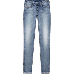 Diesel, Jeans, Heren, Blauw, W40, Katoen, Slim-fit Jeans