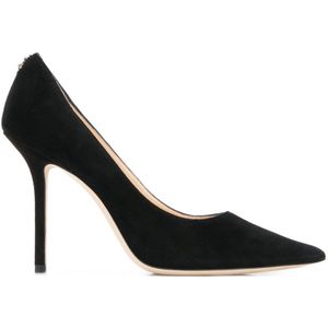 Jimmy Choo, Schoenen, Dames, Zwart, 39 EU, Leer, Zwarte Pumps voor Dames