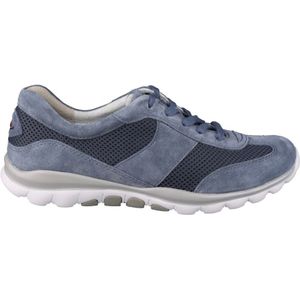 Gabor, Schoenen, Dames, Blauw, 40 EU, Suède, Blauwe Walking Rolling Sneaker