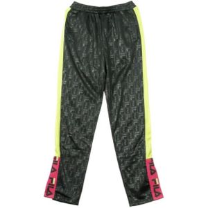 Fila, Pantalone tuta moya zijtape split Zwart, Dames, Maat:L