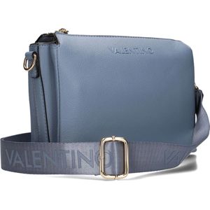 Valentino by Mario Valentino, Tassen, Dames, Blauw, ONE Size, Blauwe Schoudertas Manhattan Pochette