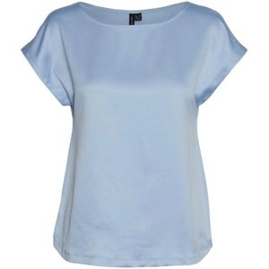 Vero Moda, Blouses & Shirts, Dames, Blauw, L, Kanaal Geweven Top