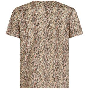 Etro, Tops, Heren, Veelkleurig, L, Katoen, Katoen Palmboomprint T-shirt