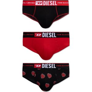 Diesel, Ondergoed, Heren, Veelkleurig, 2Xl, Katoen, Umbr-Andrethreepack briefs 3-pack
