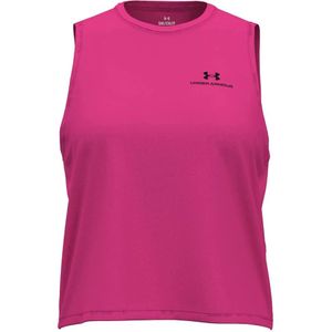 Under Armour, Tops, Dames, Roze, S, Polyester, Energie Crop Tank Astro Pink