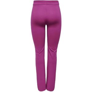 Only, Broeken, Dames, Paars, S, Nylon, Paarse effen broek voor dames