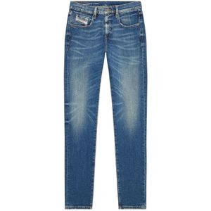 Diesel, 2019 D-Strukt L.30 Broek Blauw, Heren, Maat:W31