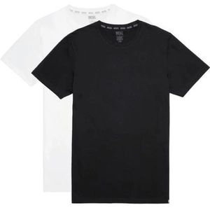 Diesel, Slim Fit Seamless T-Shirt Set Zwart, Heren, Maat:M