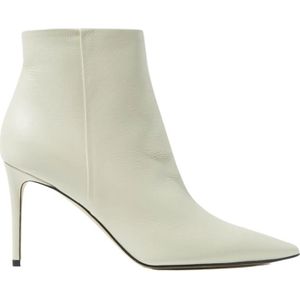 Scarosso, Schoenen, Dames, Beige, 38 1/2 EU, Leer, Anya Laarzen - Brian Atwood Samenwerking