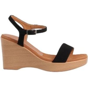 Unisa, Wedges Zwart, Dames, Maat:38 EU