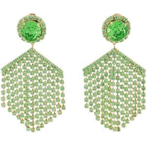 Shourouk, Earrings Groen, Dames, Maat:ONE Size