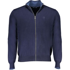 North Sails, Truien, Heren, Blauw, L, Blauwe Lange Mouw Rits Cardigan Geborduurd Logo