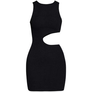 Bond-Eye, ‘Elissa’ jurk Zwart, Dames, Maat:ONE Size