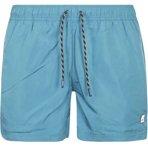 K-Way, Turquoise Strandkleding voor Mannen Blauw, Heren, Maat:M