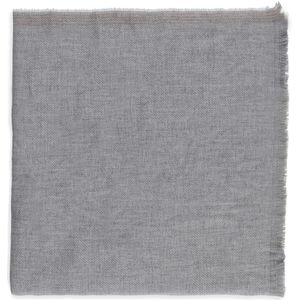 Brunello Cucinelli, Grijze Cashmere en Wol Sjaal voor Heren Grijs, Heren, Maat:ONE Size