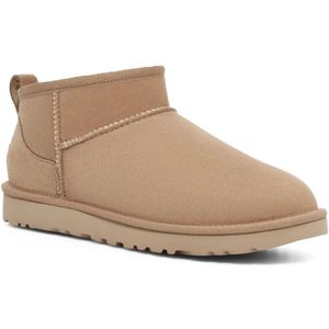 Ugg, Schoenen, Dames, Beige, 36 EU, Wol, Classic Ultra Mini Laarzen