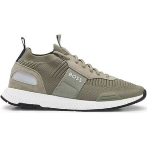 Hugo Boss, Schoenen, Heren, Beige, 41 EU, Sneakers