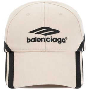 Balenciaga, Accessoires, unisex, Beige, S, Katoen, Caps
