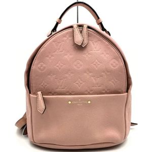 Louis Vuitton Vintage, Pre-owned, Dames, Roze, ONE Size, Pre-owned Canvas backpacks
